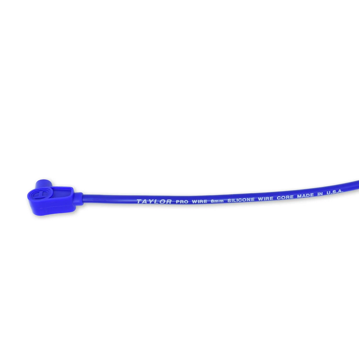 Spark Plug Wire Set Universal 8mm Silicone 90_ 0 ohm_ft Prowire Solid Blue 70660